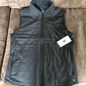 Spyder women’s black vest - size large NWT